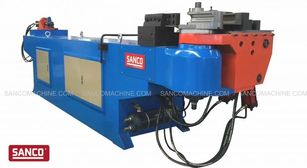 Полуавтоматический бездорновый трубогибочный станок с ЧПУ SANCO SB-65NCB