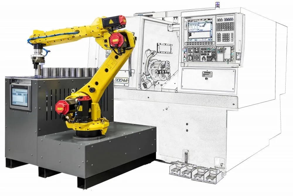Роботизированный комплекс загрузки-выгрузки Pumori Robotics