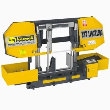 Полуавтоматический двухколонный ленточнопильный станок Kesmak KSY 1100x1300